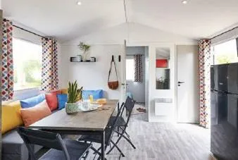 Mietunterkunft - Mobilhome Bermude 3 Chambres - Camping du Pont de Mercier