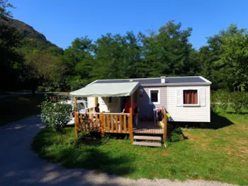 Mietunterkunft - Mobil Home Trigano 3 Zimmer - Camping du Pont de Mercier
