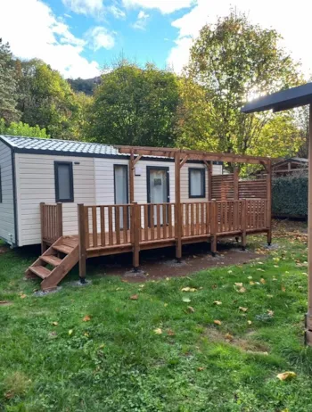 Mietunterkunft - Mobilheim Modulo - Camping du Pont de Mercier