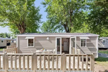 Mietunterkunft - Mobilheim Ausgestattet Für Behindertes L'estran : 32 M² + Terrasse (2 Zimmer) - Camping Au Port Punay