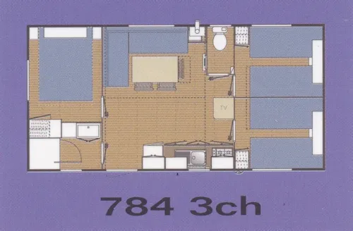 Mietunterkunft - Mobilheim Prestige - Klimaanlage - image n°7 - Camping Les Bords du Guiers