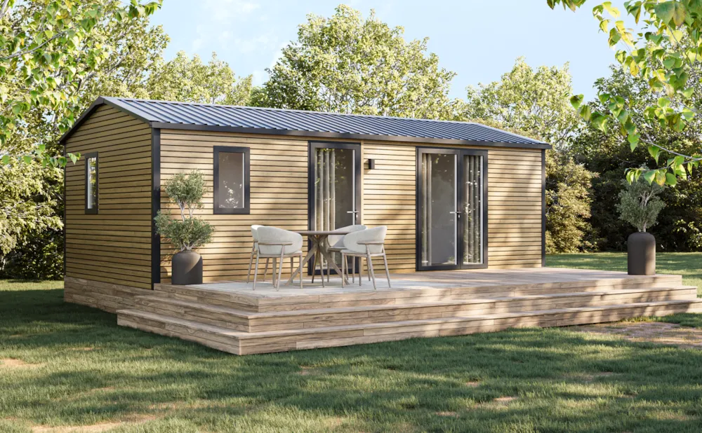Location - Mobil-Home Premium Plus  Avec Clim (2026) - Camping Les Bords du Guiers