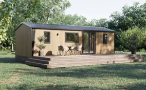 Locatif - Mobilheim PREMIUM PLUS mit Klimaanlage (2026) - Camping Les Bords du Guiers