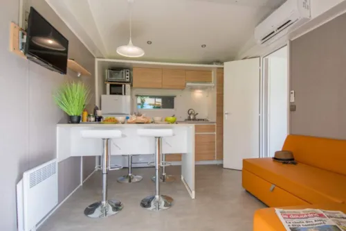 Mietunterkunft - Mobil Home Confort 2 - 2 Zimmer + 2 Badezimmer - 33.2M² - - image n°4 - Camping La Ravoire