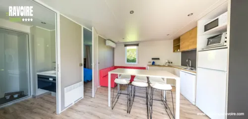 Accommodation - Mobil Home Relax - 3 Bedrooms - 35M² - - image n°7 - Camping La Ravoire