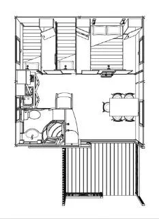Mobi Chalets : Gitotel Robin Des Bois / Korrigans