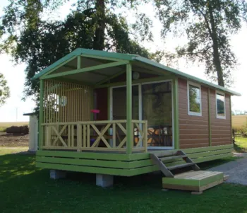 Mietunterkunft - Mobi-Hütte : Robin Des Bois / Korrigans - Camping La Pourvoirie des Ellandes
