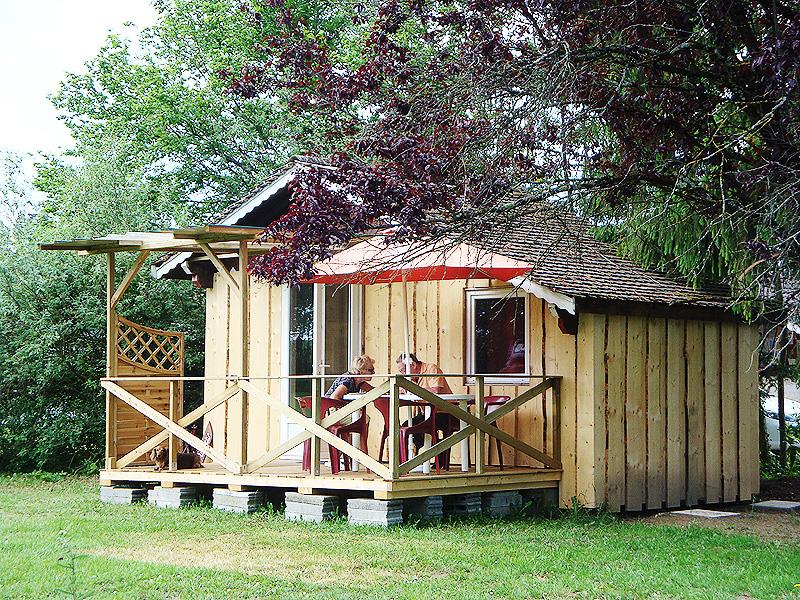 Mietunterkunft - Hütte Muguets - Camping La Pourvoirie des Ellandes