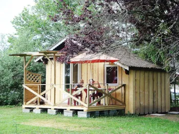 Mietunterkunft - Hütte Muguets - Camping La Pourvoirie des Ellandes