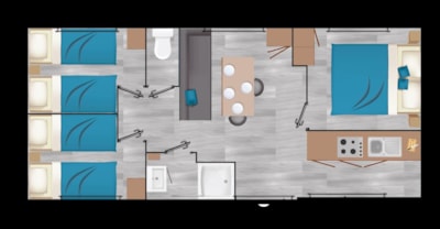 Mobilehome 6 places Cosy