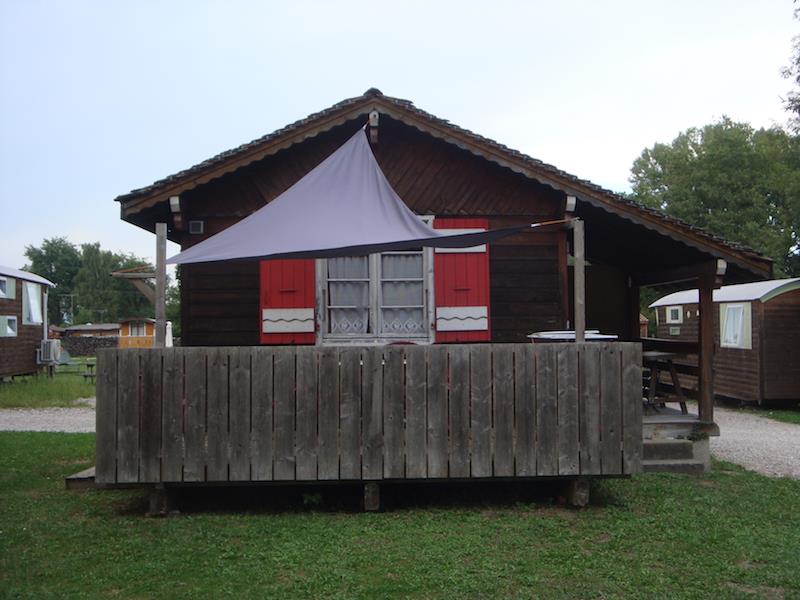 Accommodation - Chalet With Outdoor Sanitary Facilities : Bouleaux / Lutins - Camping La Pourvoirie des Ellandes