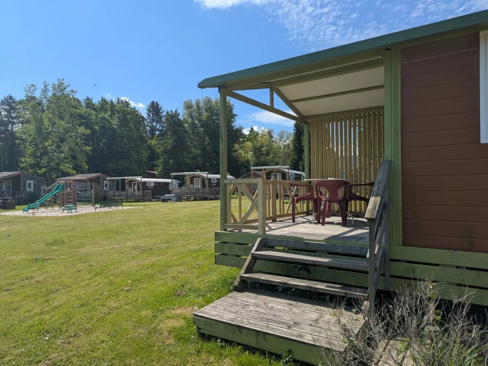 Mietunterkunft - Chalet 5 Places Cosy - image n°2 - Camping Léman Plage
