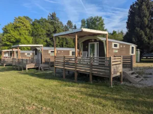 Locatif - Roulotte cosy 4 places - Camping Léman Plage
