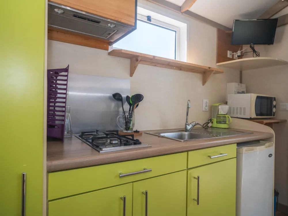 Accommodation - Roulotte Cosy 4 Places - image n°4 - Camping Léman Plage