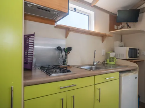 Accommodation - Roulotte Cosy 4 Places - image n°4 - Camping Léman Plage