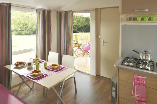 Location - Mobile Home Confort - image n°6 - Camping La Ferme