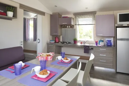Huuraccommodatie(s) - Stacaravan Pmr - Aangepast Voor Mindervaliden - image n°2 - Camping La Ferme