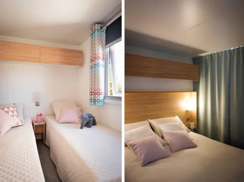 Huuraccommodatie(s) - Mobil-Home Premium + Ev Laadstation - image n°3 - Camping La Ferme