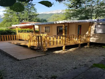 Mietunterkunft - Mobilheim Komfort - 2 Schlafzimmer - Behindertengerecht - Le Polé