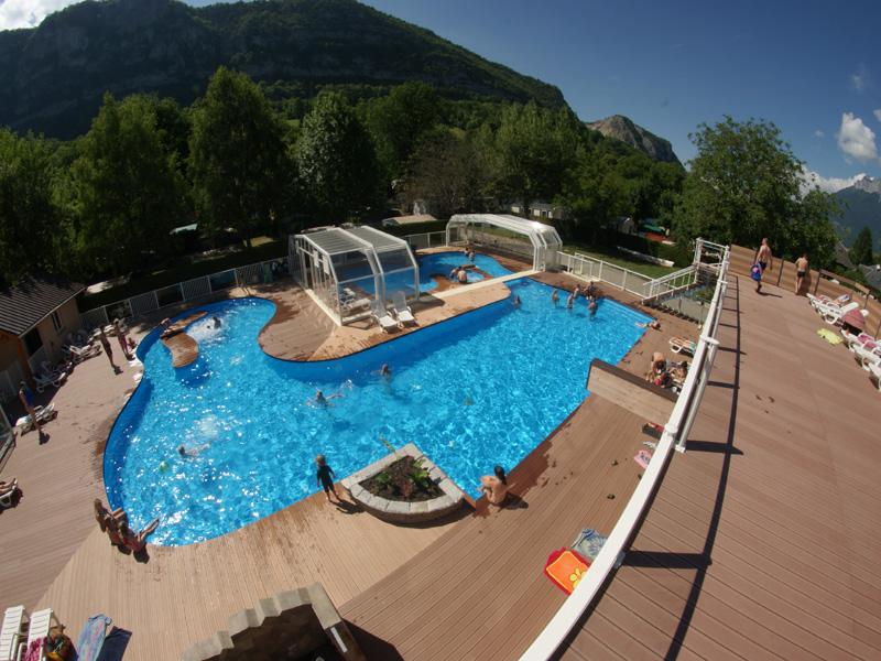 Mare, piscina Camping Les Fontaines - Lathuile