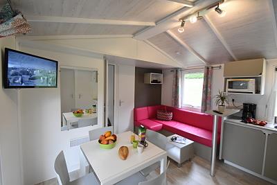 Location - Mobil Home Cordelia 32M² 3 Chambres - Camping les Fontaines