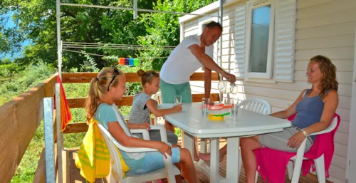 Location - Mobil Home Cosy Cordelia - 3 Chambres - 32M² - - image n°2 - Yelloh! Village Camping les Fontaines
