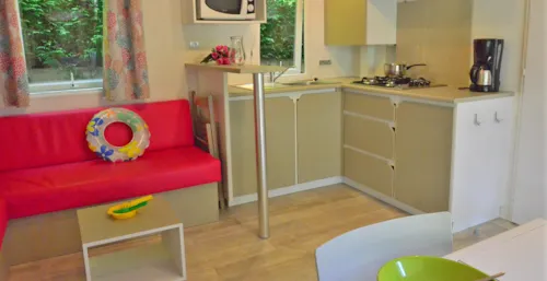 Location - Mobil Home Cosy Cordelia - 3 Chambres - 32M² - - image n°3 - Yelloh! Village Camping les Fontaines