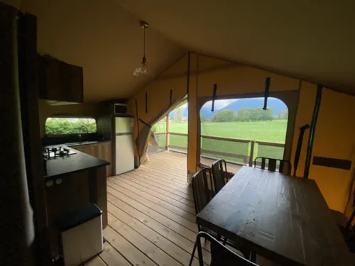 Accommodation - Lodge Kenya - 2 Bedrooms - 43M² - - image n°6 - Yelloh! Village Camping les Fontaines