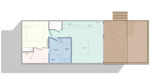 Huuraccommodatie(s) - Stacaravan Vista - 2 Slaapkamers - 28M² - - image n°10 - Yelloh! Village Camping les Fontaines
