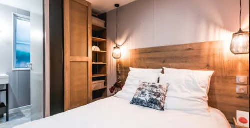 Huuraccommodatie(s) - Stacaravan Vista - 2 Slaapkamers - 28M² - - image n°6 - Yelloh! Village Camping les Fontaines