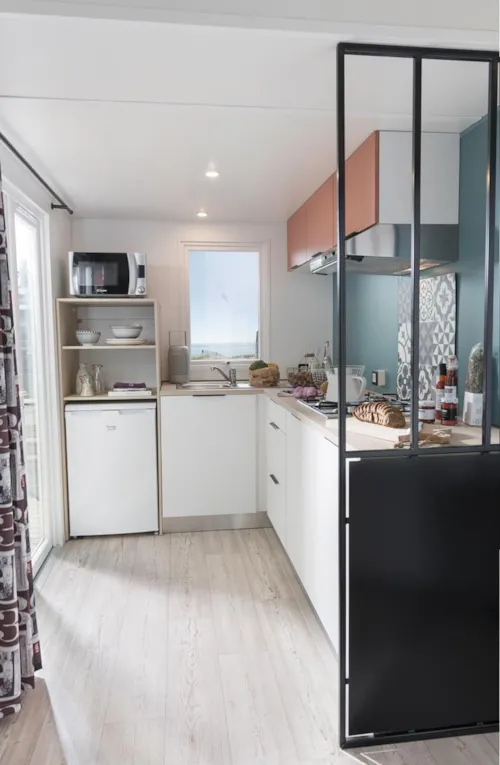 Accommodation - Family Confort 30M² 2 Bedrooms - image n°3 - Camping l'Idéal