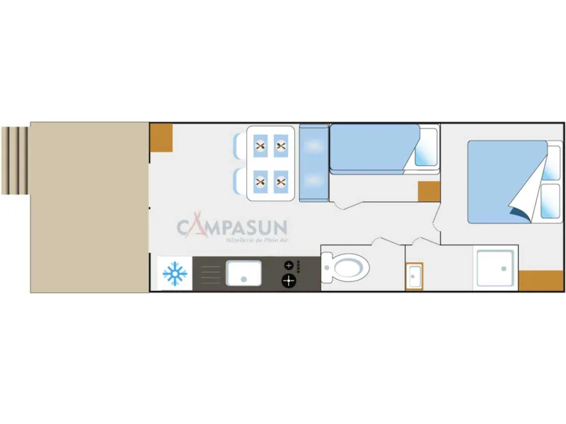 Roulotte Grand Bornand - 22M² - 2 Chambres