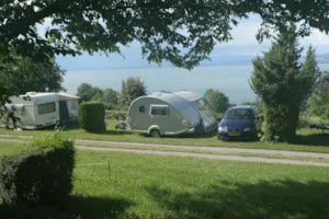 Emplacement - Place de camping caravane ou camping car - Camping Les Myosotis
