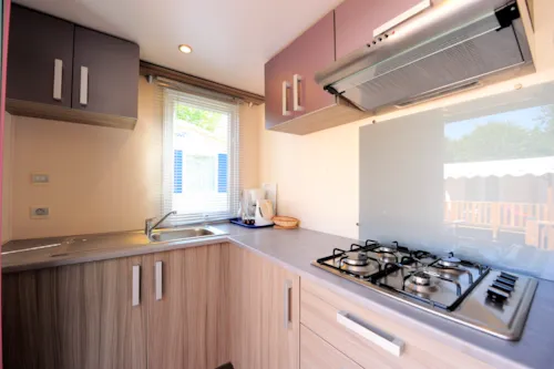 Accommodation - Cottage Eco - 32 M² -  2 Bedrooms - image n°4 - Camping Europa