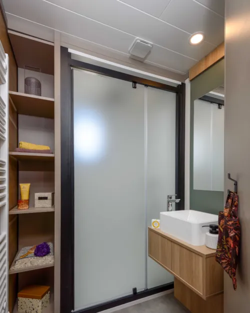 Huuraccommodatie(s) - Chalet Cocooning - 35 M² - 3 Slaapkamers - image n°9 - Camping Europa