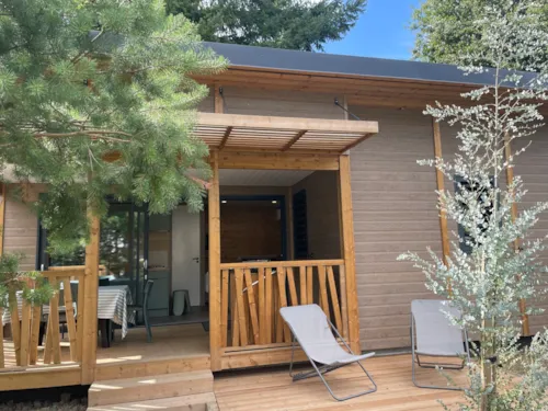 Huuraccommodatie(s) - Chalet Cocooning - 35 M² - 3 Slaapkamers - image n°2 - Camping Europa
