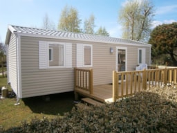 Accommodation - Mobile Home - 3 Bedrooms - Wooden Terrace - Tv - - Camping Kérabus
