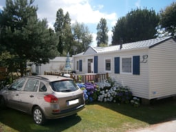 Location - Mobil-Home - 2 Chambres  - Terrasse Bois - Tv - - Camping Kérabus