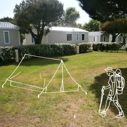 Emplacement Randonneur / Cycliste - Sans Électricité, Sans Véhicule