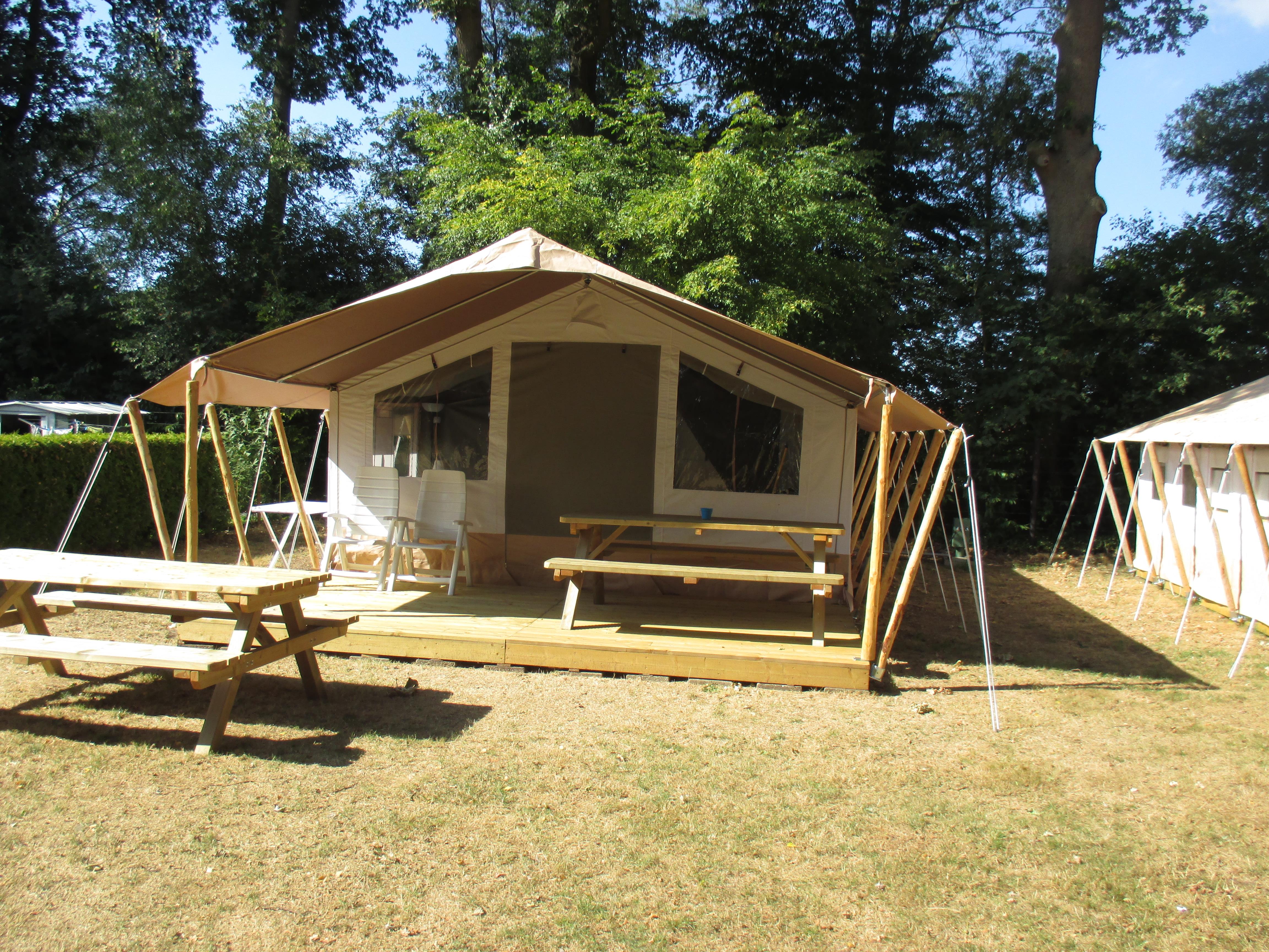 Accommodation - Safari Tent Mus - Charme Camping Heidepark