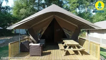 Accommodation - Safaritent Grote Duif - Charme Camping Heidepark