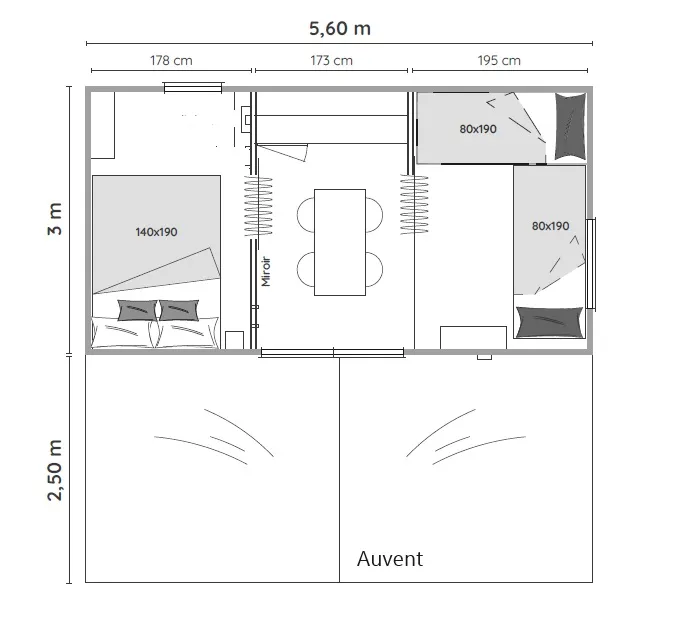 Coco Sweet New Generation 2 Chambres Sans Sanitaire