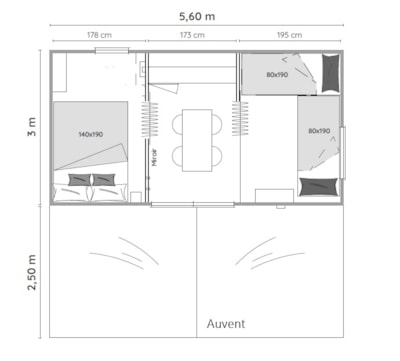 COCO SWEET NEW GENERATION 2 Bedrooms without sanitary facilities