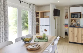 Mietunterkunft - Mobilheim Tribu - 40M² - Camping Couleurs du Monde
