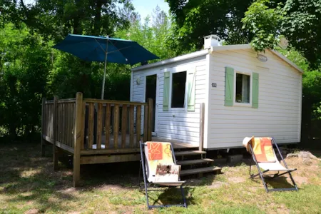 Accommodation - Mobile Home Standard Amazonette  16M² (1 Bedroom) - Terrace - Flower Camping La Sagne