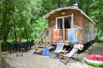 Mietunterkunft - Roulotte Standard 20M² (2 Zimmer) - Flower Camping La Sagne