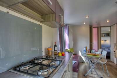 Mobile home Standard 31m² (2 bedrooms) - sheltered terrace + TV