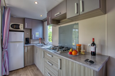 Mobile home Standard 31m² (2 bedrooms) - sheltered terrace + TV