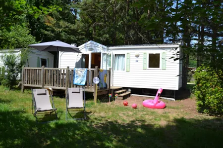 Accommodation - Mobile Home Mandarin Standard  28M² (2 Bedrooms) + Terrace - Flower Camping La Sagne