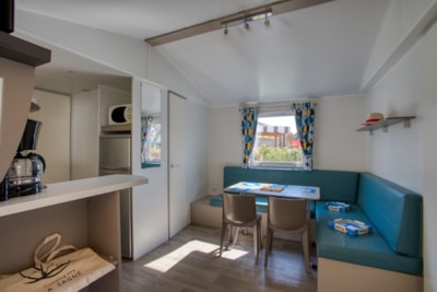 Mobile-home Confort 26m² (2 bedrooms) - sheltered terrace 13m² + TV + Air Conditioning